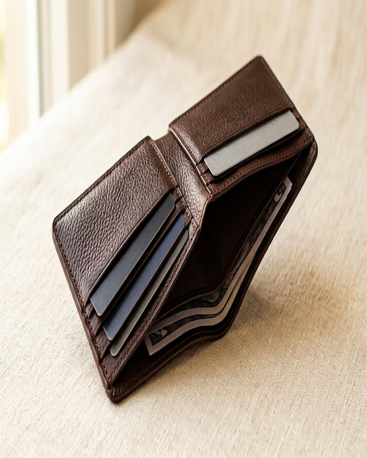 Firenze Klasik Erkek Cüzdan — Bifold formda, 10 kart bölmeli klasik erkek cüzdanı.